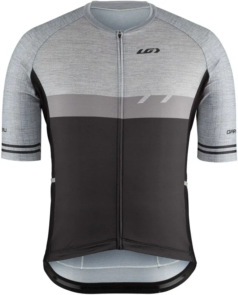 Louis Garneau Men's District 2 Jersey - Grey Line 1