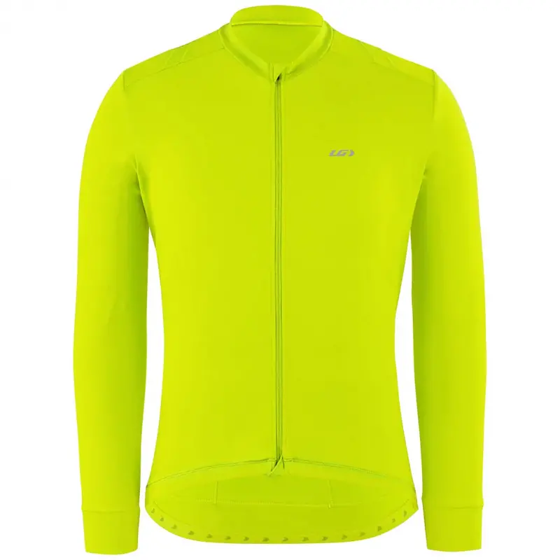 Louis Garneau Men's Lemmon 2 Long Sleeved Cycling Jersey - Bright Yellow 1