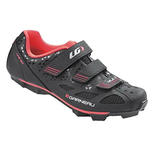 Louis Garneau Women's Multi Air Flex - Size 38, Black/Coral 1