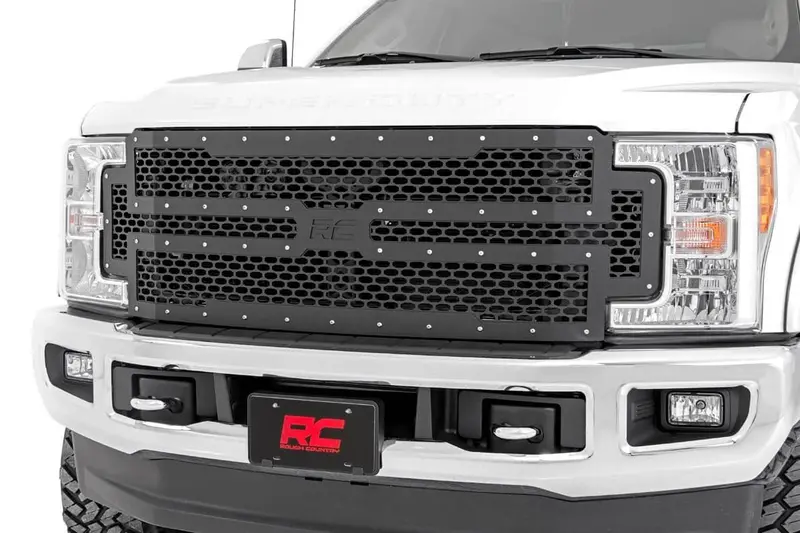 Mesh Grille | Ford F-250/F-350 Super Duty 2Wd/4Wd (2017-2019) 1