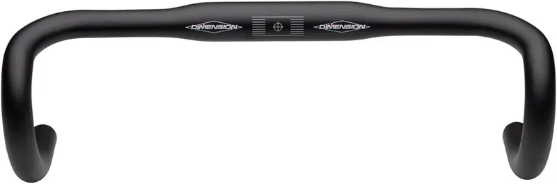 Msw Flat Top Shallow Drop Handlebar - Aluminum, 31.8Mm, 40Cm, Black 1