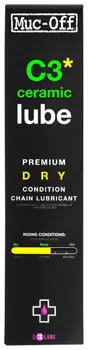 Muc-Off C3 Dry Ceramic Bike Chain Lube - 120Ml, Drip 1