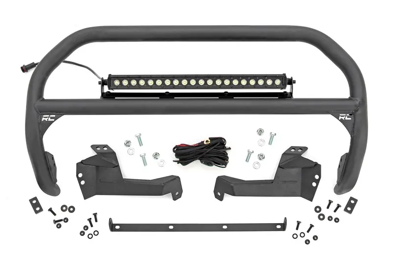 Nudge Bar | 20 Inch Black Single Row Led | Ford Bronco Sport 4Wd (2021-2024) 1