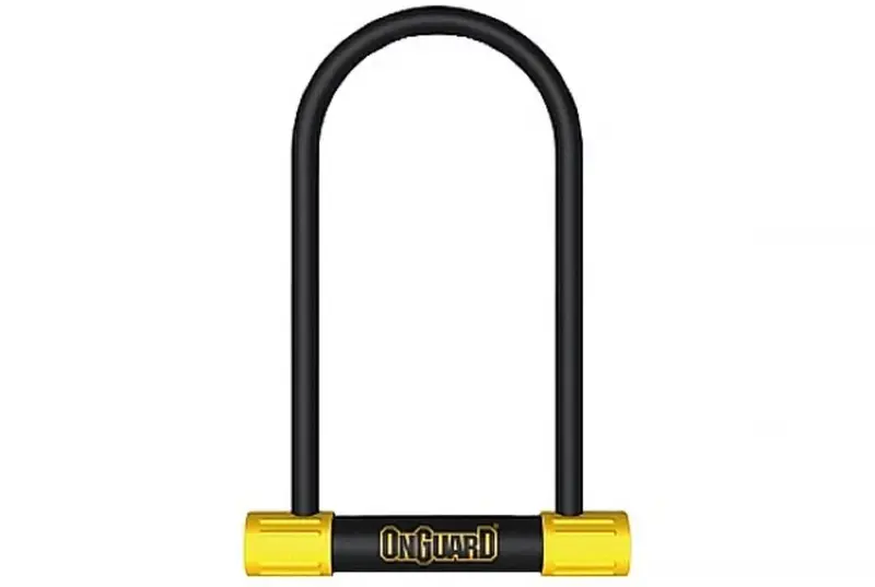 Onguard 8009 Bulldog Ls U-Lock - Keyed, Black/Yellow, Includes Bracket 1