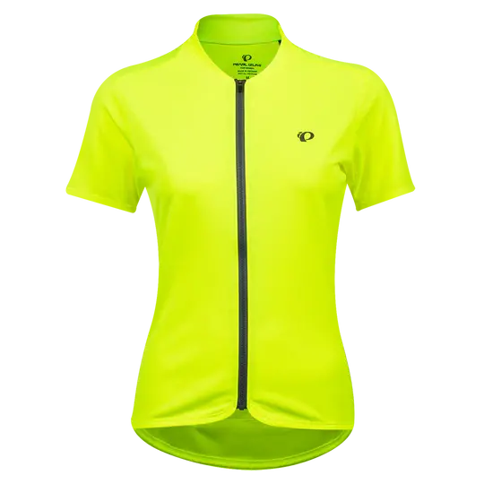 Pearl Izumi Women's Quest Cycling Jersey - Screaming Yellow/Turbulence 1