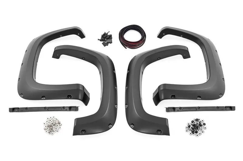 Pocket Fender Flares | Gan Silver Ice Metallic | Chevy Silverado 2500 Hd/3500 Hd (20-26) 1