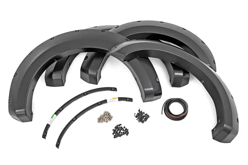 Pocket Fender Flares | Js Iconic Silver | Ford F-250/F-350 Super Duty (17-22) 1