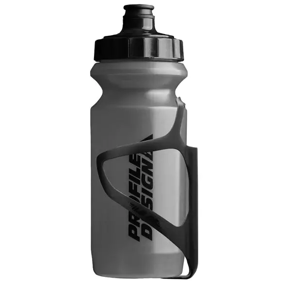 Profile Design Axis Ultimate Carbon Water Bottle Cage W/Bottle 1