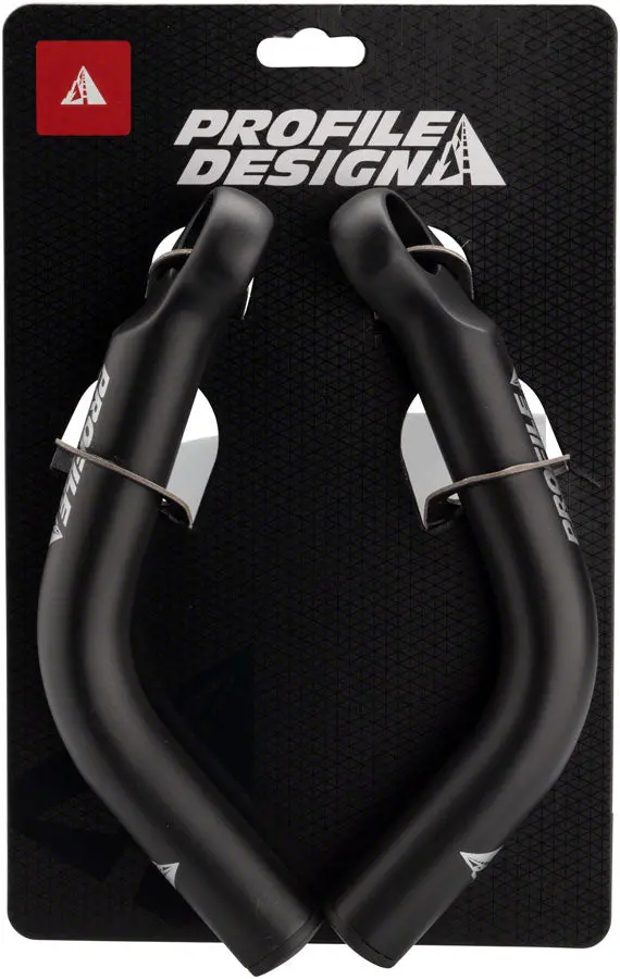 Profile Design Boxer Bar Ends: Black 1