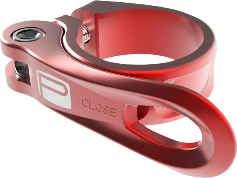 Promax Qr-1 Quick Release Seatpost Clamp 34.9Mm Red 1