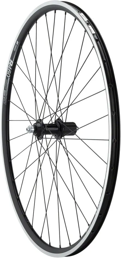 Quality Wheels 105/R460 Rear Wheel - 700, Qr X 130Mm, Rim Brake, Hg 11, Black, Clincher 1