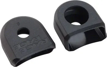 Raceface Crank Boots: For Alloy Cranks, 2-Pack Black 1