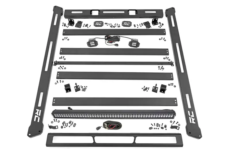 Roof Rack | Black Series Lights | Jeep Wrangler Jk/Wrangler Unlimited  (07-18) 1