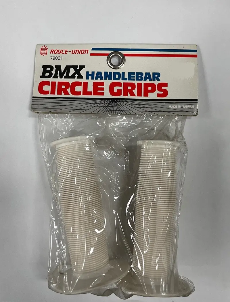 Royce Union Bmx Circle Grips White 1