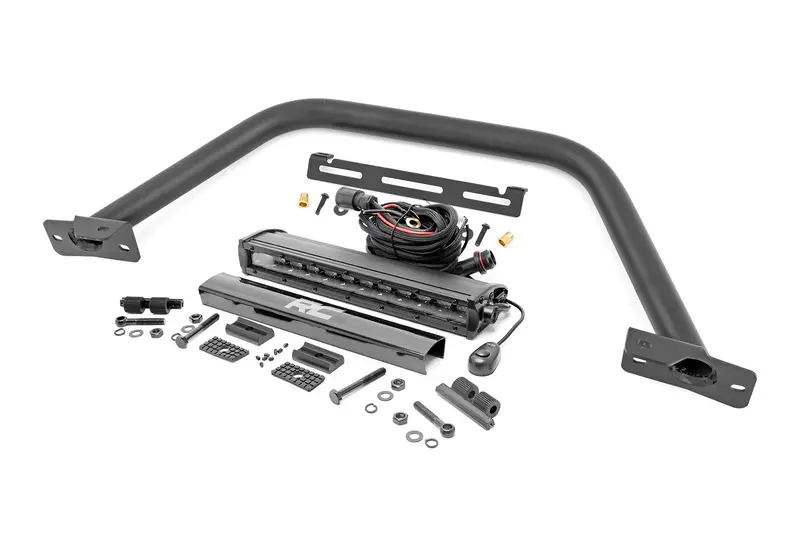 Safari Bar | 12" Led Light Bar | Black | Single Row | Oe Modular Steel | Ford Bronco (21-25) 1