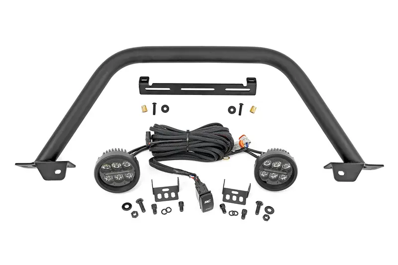 Safari Bar | 3.5" Round Led (Pair) | Black | Amber Drl | Oe Modular Steel | Ford Bronco (21-25) 1