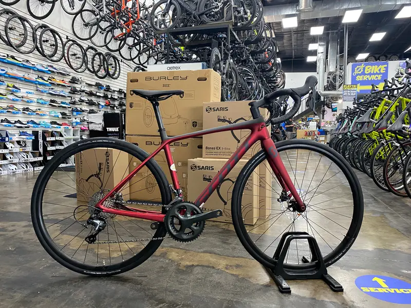 Scott Addict 30 Disc Shimano Tiagra 10 Speed - Red 2021 1