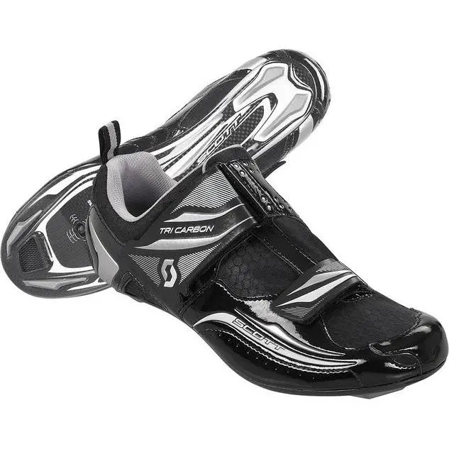 Scott Men's Tri Carbon Triathlon Shoes - Size 38, Black Gloss 1