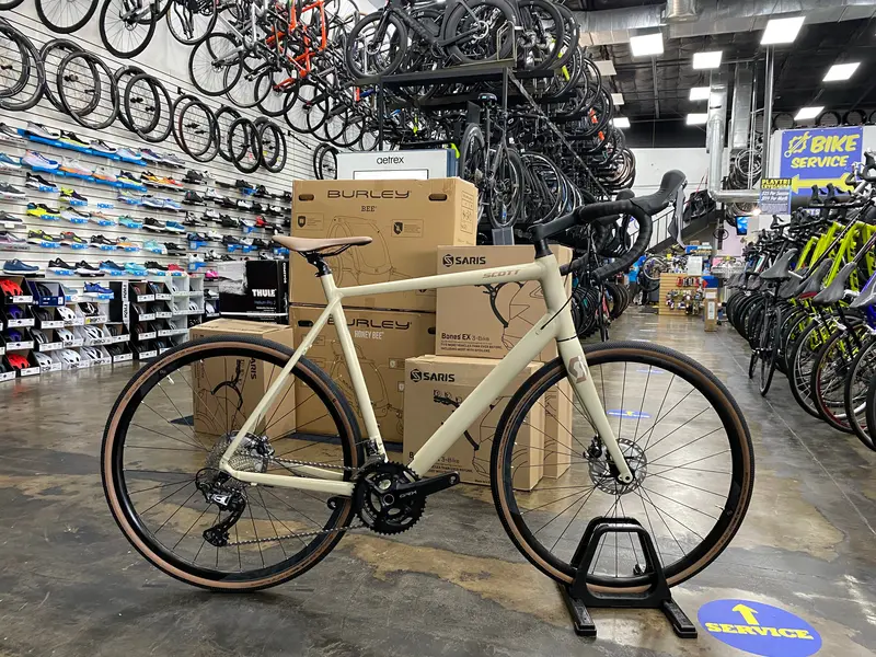 Scott Speedster Gravel 10 Shimano Grx 11 Speed -  Cream 2021 1