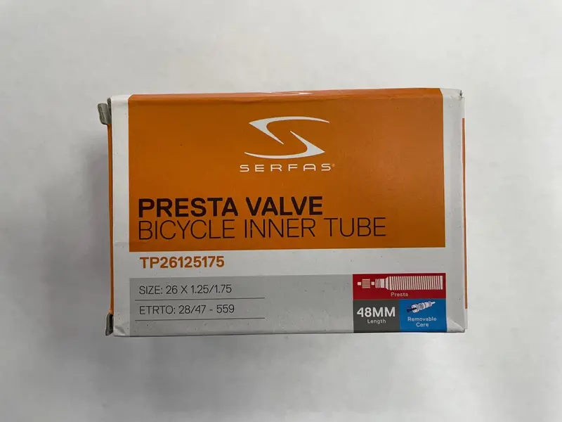 Serfas Presta Valve Inner Tube 26X1.25-1.75 48Mm 1