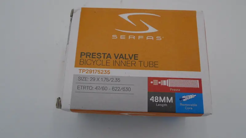 Serfas Presta Valve Inner Tube 29X1.75-2.35 48Mm 1