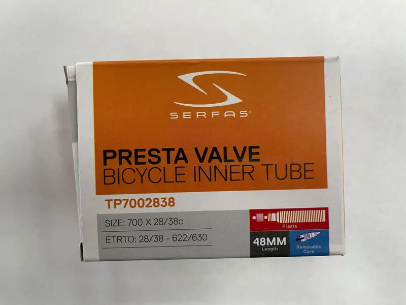 Serfas Presta Valve Inner Tube 700X28-38C 48Mm 1