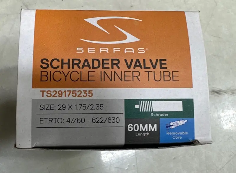 Serfas Schrader Valve Inner Tube 29X1.75-2.35 60Mm 1