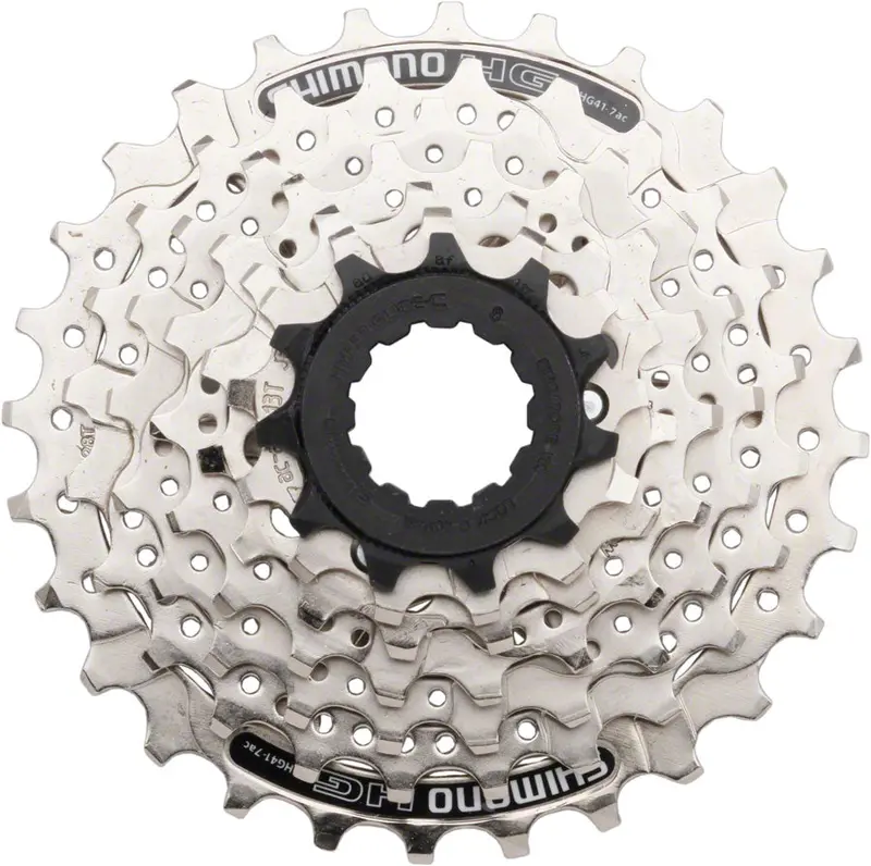 Shimano Cs-Hg41 7-Speed 11-28T Silver Cassette 1