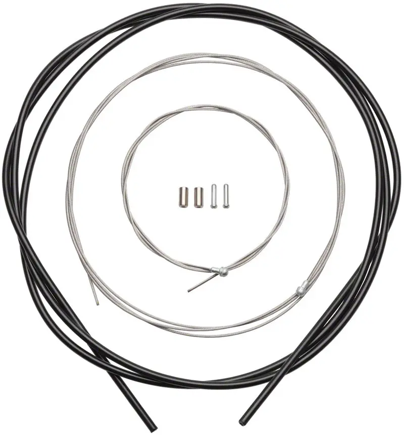 Shimano Road Stainless Brake Cable And Housing Set, Black 1