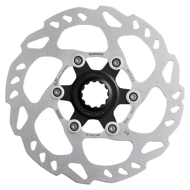Shimano Slx Sm-Rt70-S Disc Brake Rotor - 160Mm, Center Lock, Silver 1