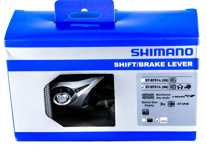 Shimano St-Ef51 Ez Fire Plus 3-Speed Shift/Brake Lever Set 1