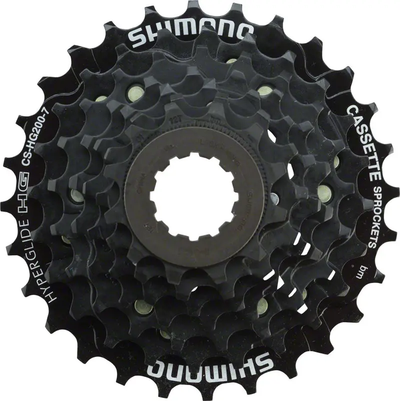 Shimano Tourney Cs-Hg200 7-Speed 12-28T Black Cassette 1