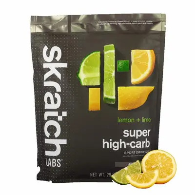 Skratch Labs Super High-Carb Drink Mix 8 Servings - Lemon & Lime 1