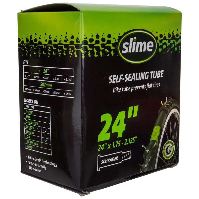 Slime Schrader Valve Self Sealing Inner Tube 24X1.75-2.125 1