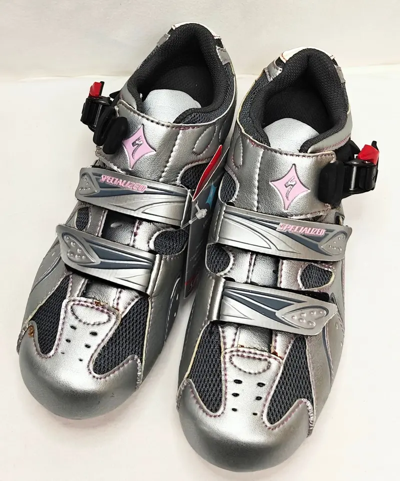 Specialized Torch Women's Road Cycling Shoes - Silver/Pink 2