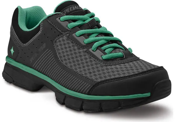 Specialized Women's Cadette Mountain Bike Shoes - Size 36, Black/Carbon/Emerald Green 1