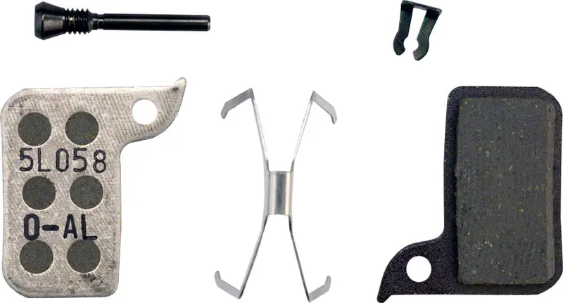 Sram Disc Brake Pads - Organic Compound, Aluminum Backed (Quiet/Light), Monoblock, Sram Hydraulic Road Disc, Level A1 (2017-2019) 1