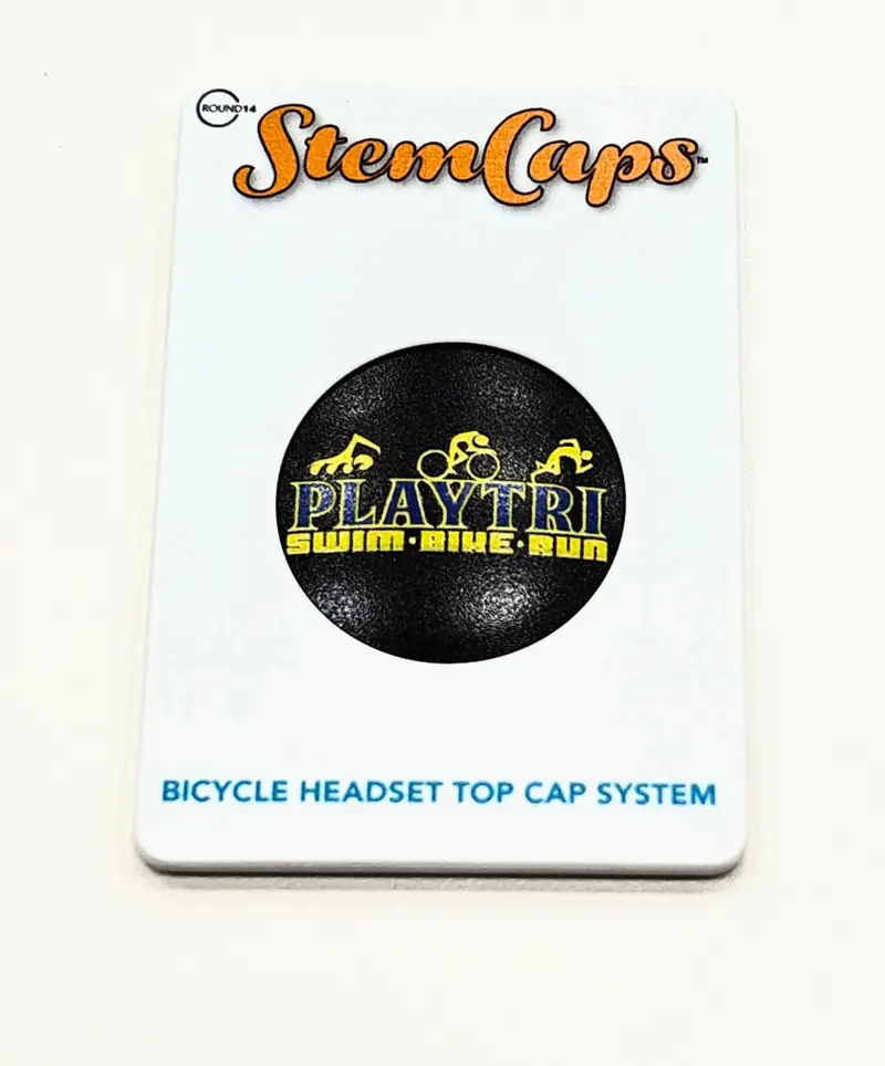 Stemcaps Playtri Logo Headset Top Cap - Black 1