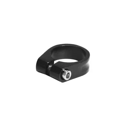 Summit Alloy Seat Post Clamp W/Bolt Black 25.4Mm 1