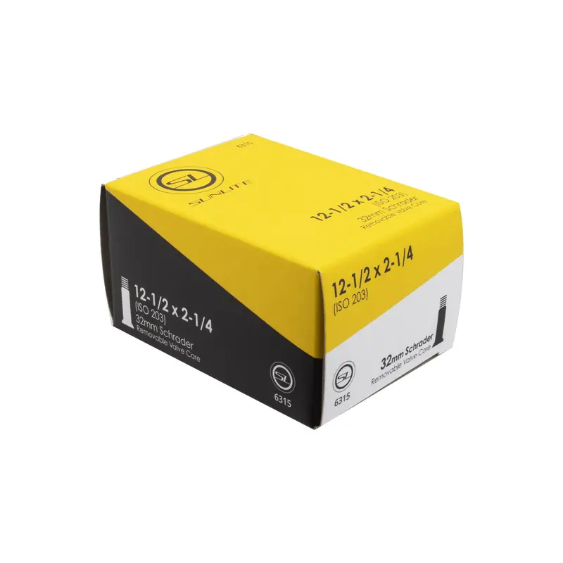 Sunlite Schrader Valve Inner Tube 12-1/2X2-1/4 32Mm 1