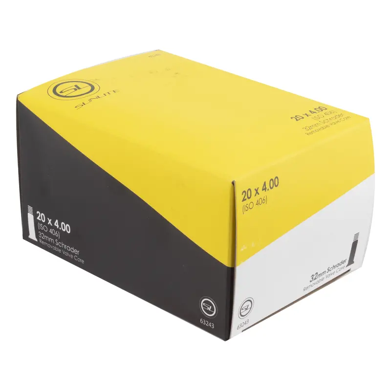 Sunlite Schrader Valve Inner Tube 20X4.00 32Mm 1