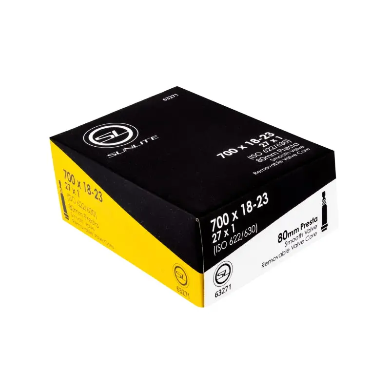 Sunlite Standard Presta Valve Inner Tube 700X18-23C 80Mm 1