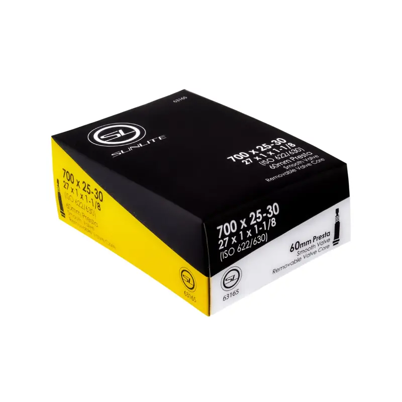 Sunlite Standard Presta Valve Inner Tube 700X25-30C 60Mm 1