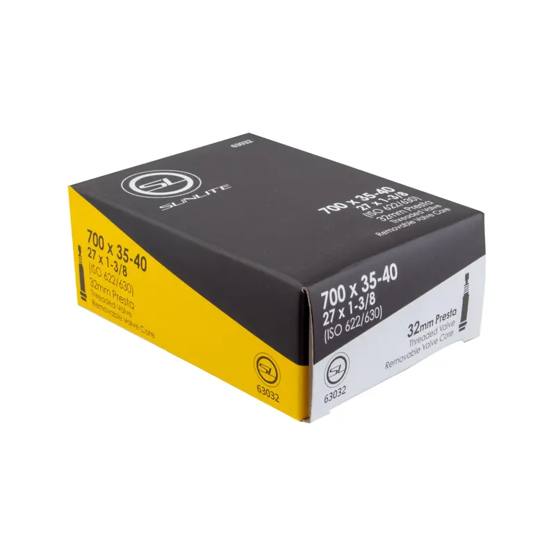 Sunlite Standard Presta Valve Inner Tube 700X35-40C 27X1-3/8 32Mm 1