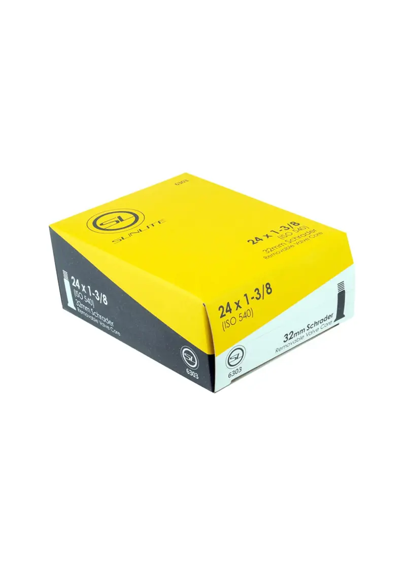 Sunlite Standard Schrader Valve Inner Tube 24X1-3/8 32Mm 1