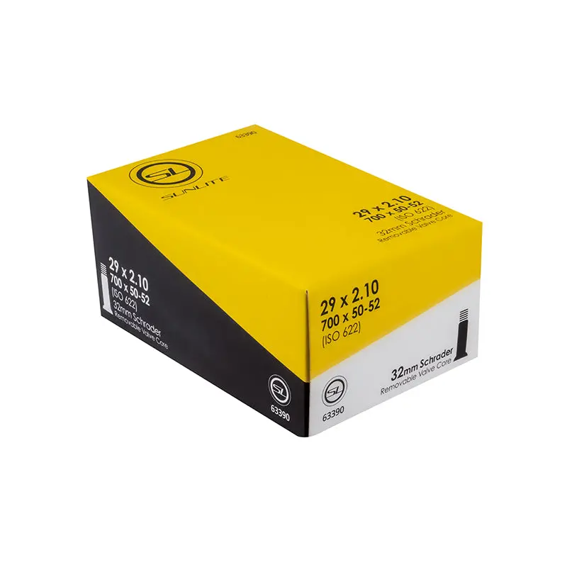 Sunlite Standard Schrader Valve Inner Tube 29X1.90-2.30 700X47-58 1