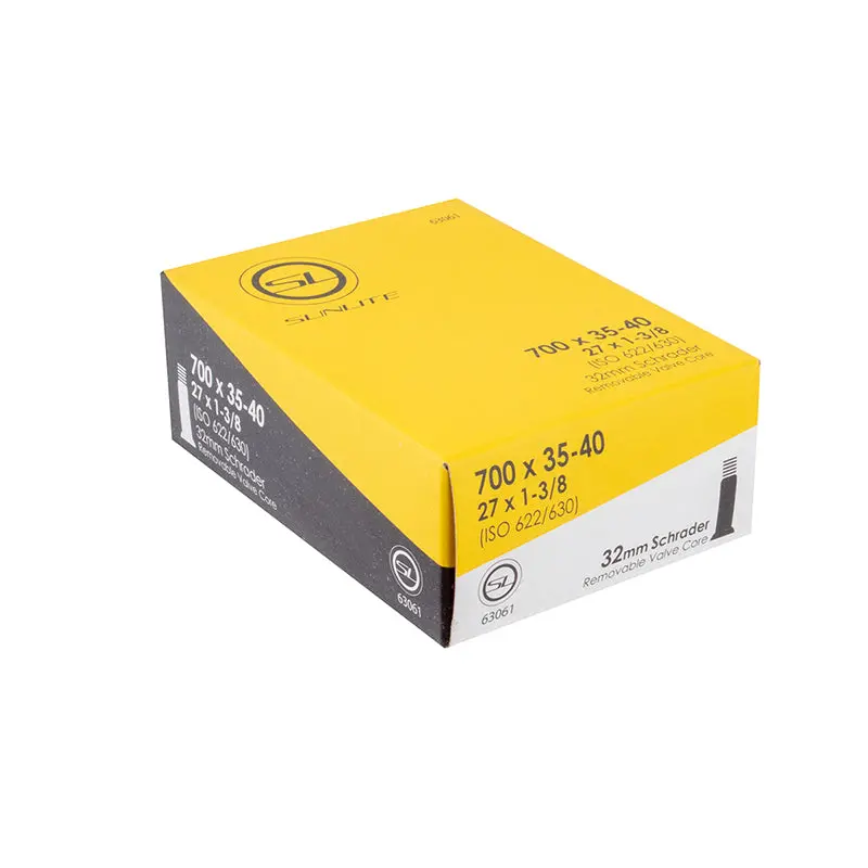 Sunlite Standard Schrader Valve Inner Tube 700X35-40C 27X1-3/8 32Mm 1