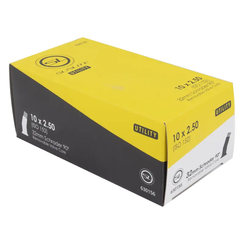 Sunlite Utili-T Moped/Scooter/Surry/Wheel Chair Schrader Valve Inner Tube 10X2.50 1