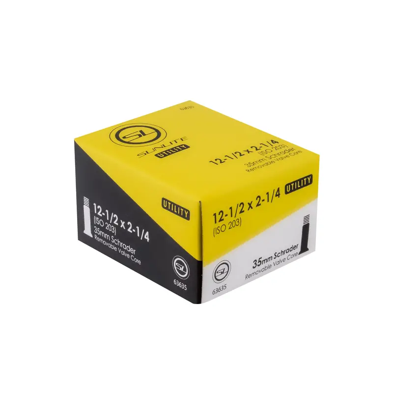 Sunlite Utili-T Standard Schrader Valve Inner Tube 12-1/2X2-1/4 35Mm 1