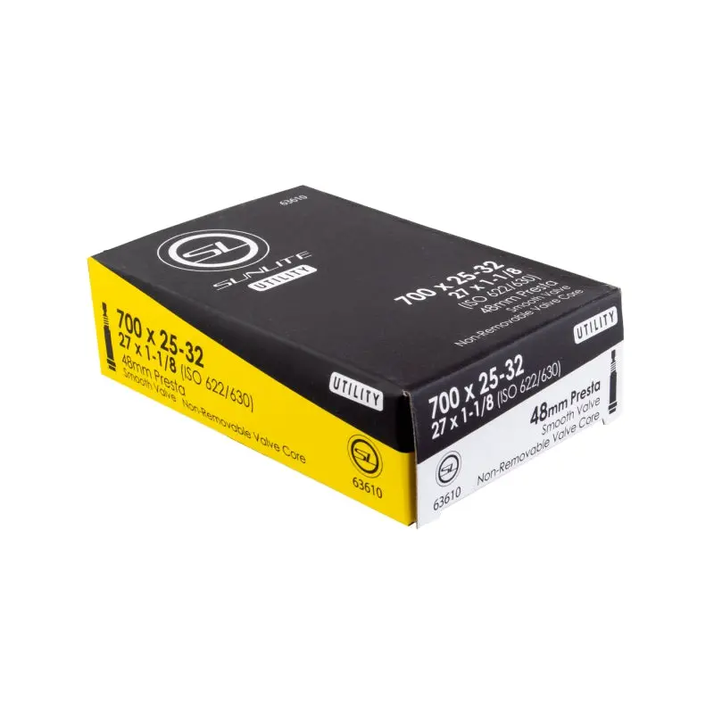 Sunlite Utili_T Standard Presta Valve Inner Tube 700X25-32 27X1-1/8X1-1/4 1